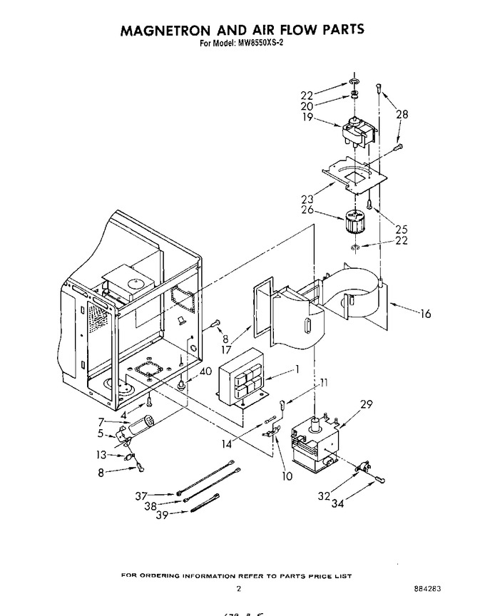 Diagram for MW8550XS2