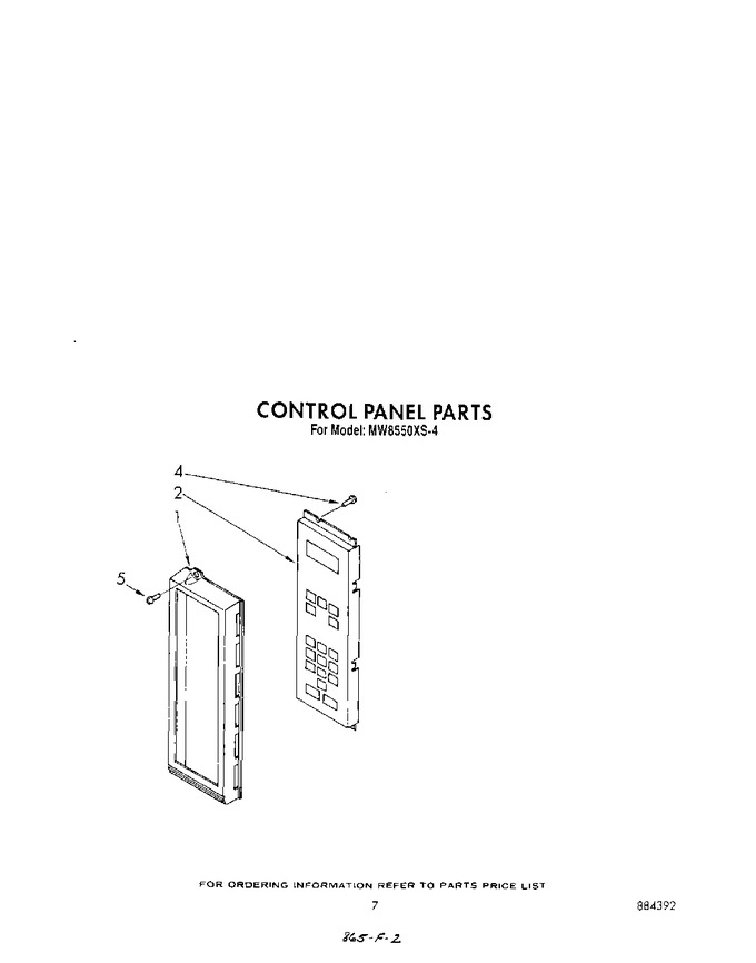 Diagram for MW8550XS4