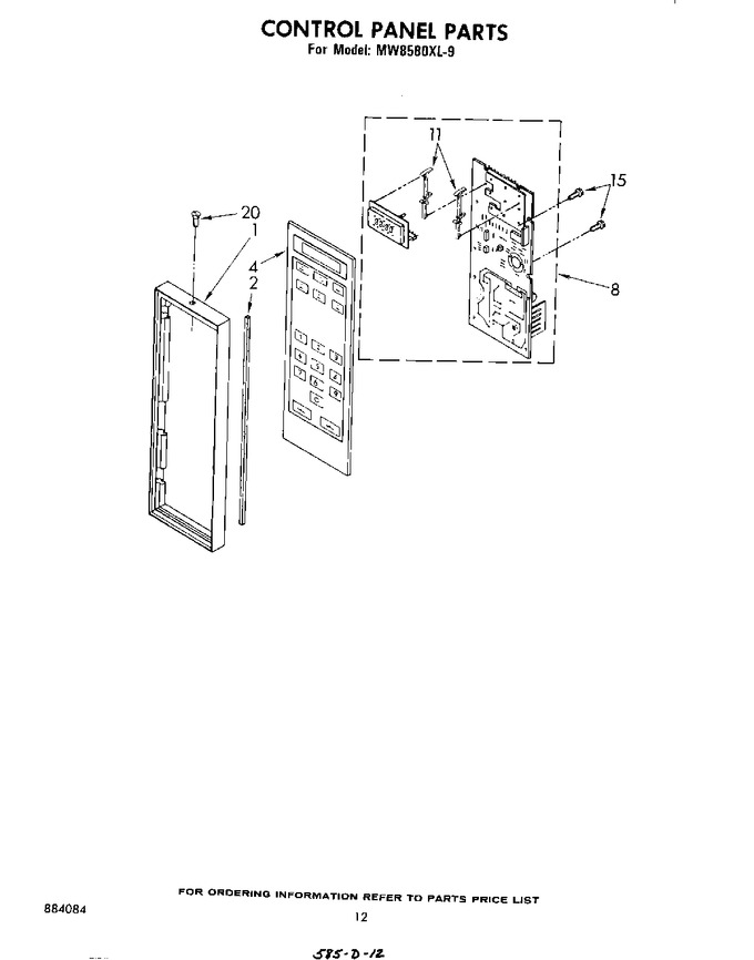 Diagram for MW8580XL9