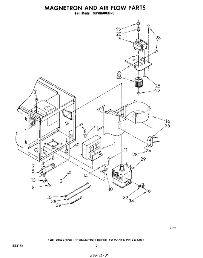 Diagram for MW8600XR0