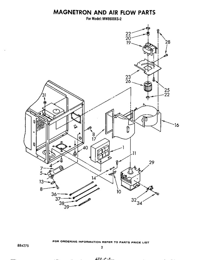Diagram for MW8600XS2