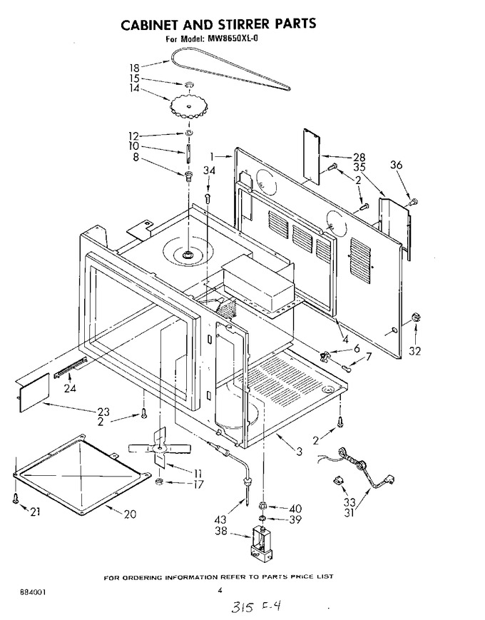 Diagram for MW8650XL0