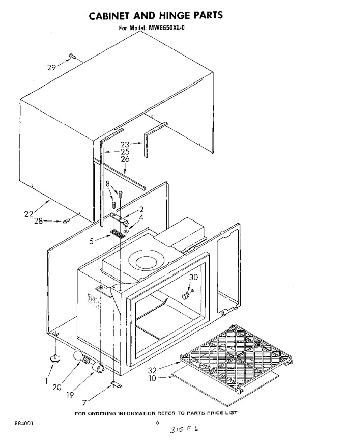 Diagram for MW8650XL0