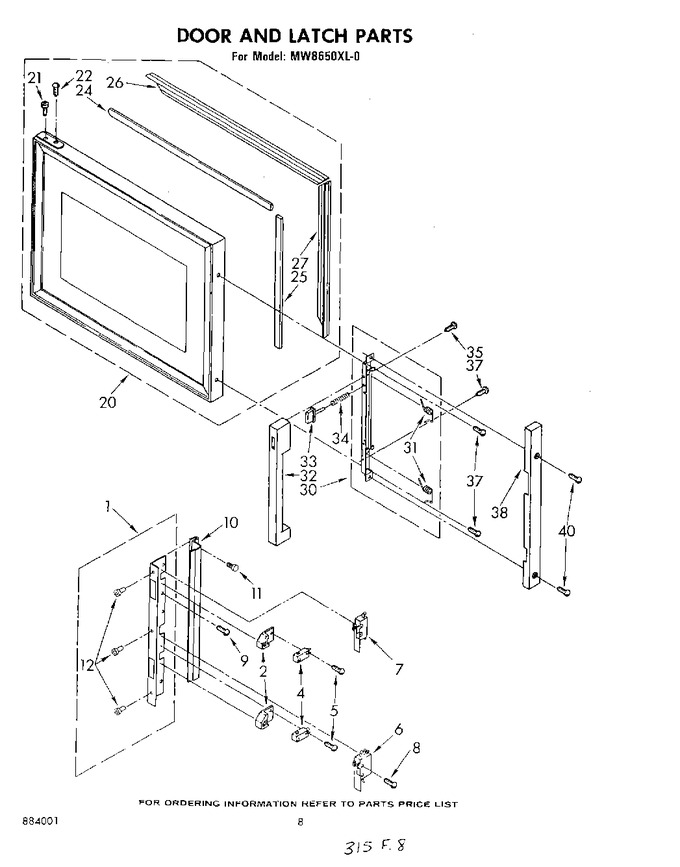 Diagram for MW8650XL0