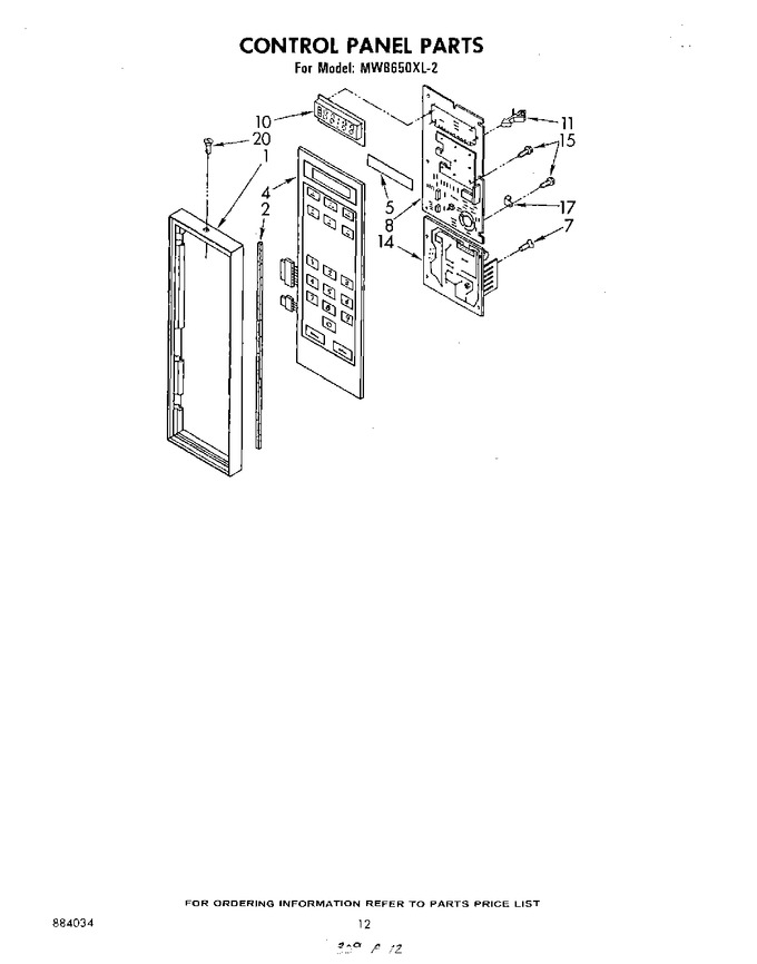Diagram for MW8650XL2