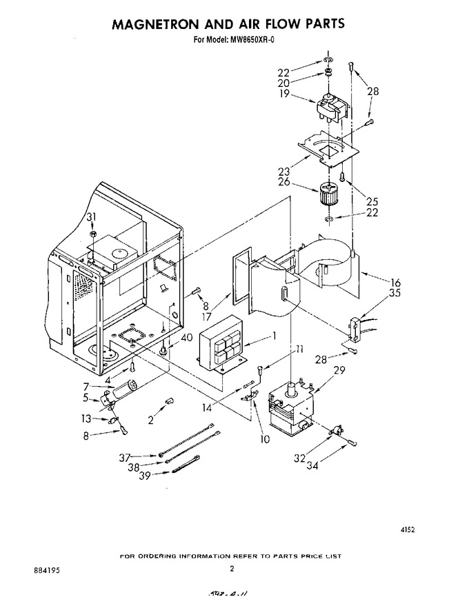 Diagram for MW8650XR0