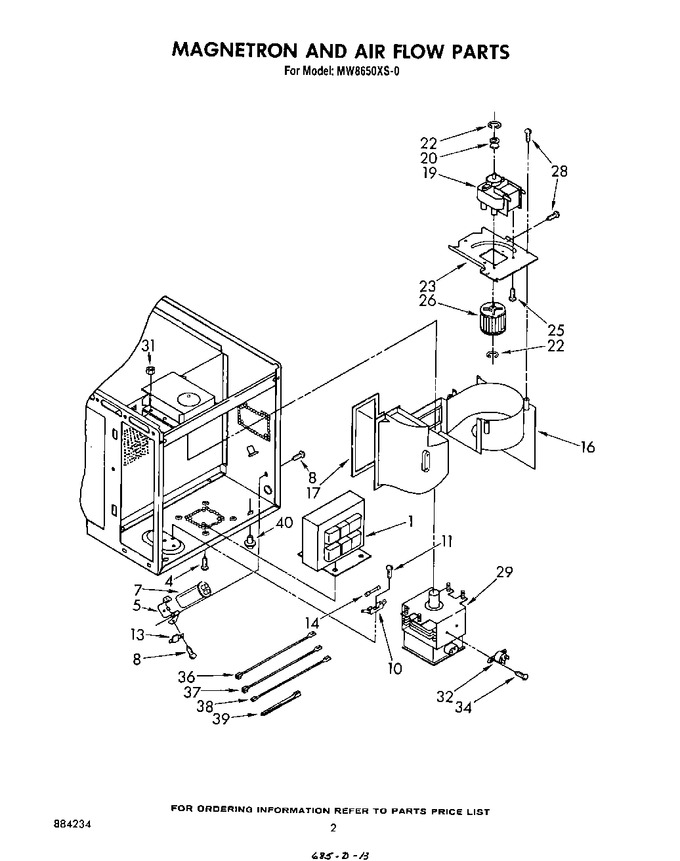 Diagram for MW8650XS0