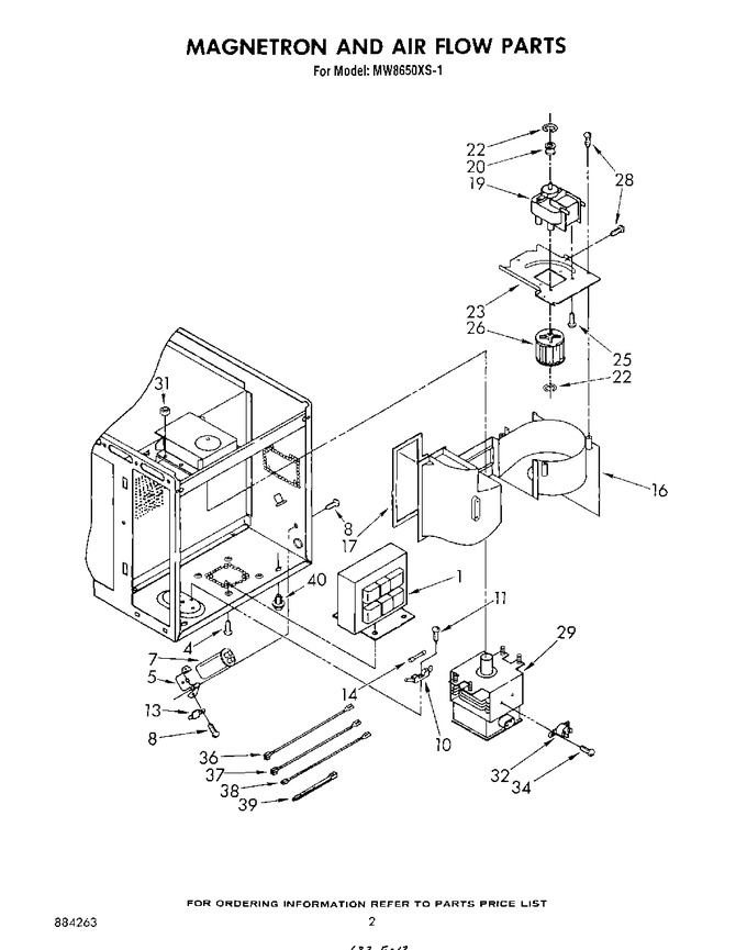 Diagram for MW8650XS1