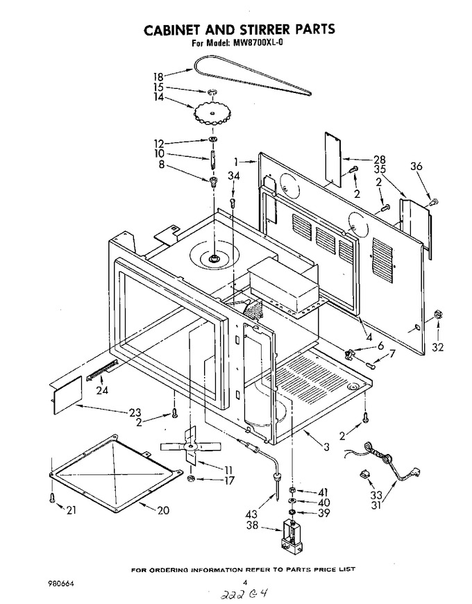 Diagram for MW8700XL0