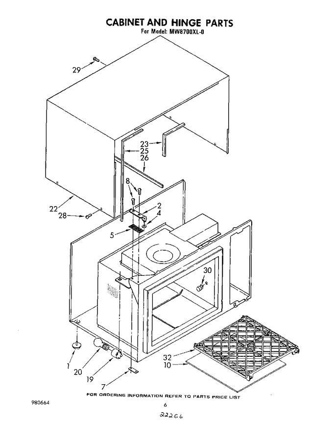 Diagram for MW8700XL0