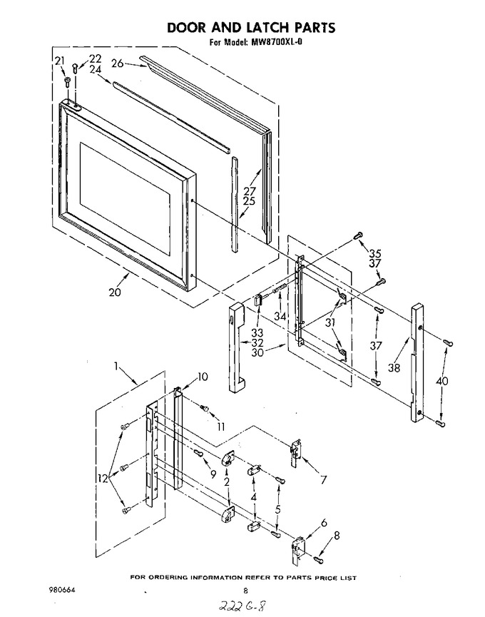 Diagram for MW8700XL0