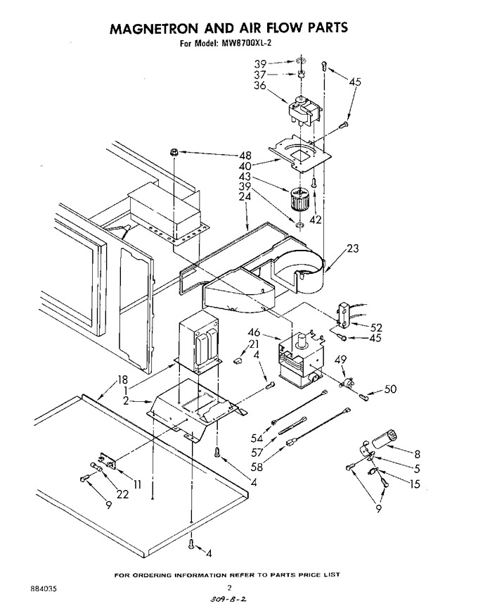 Diagram for MW8700XL2