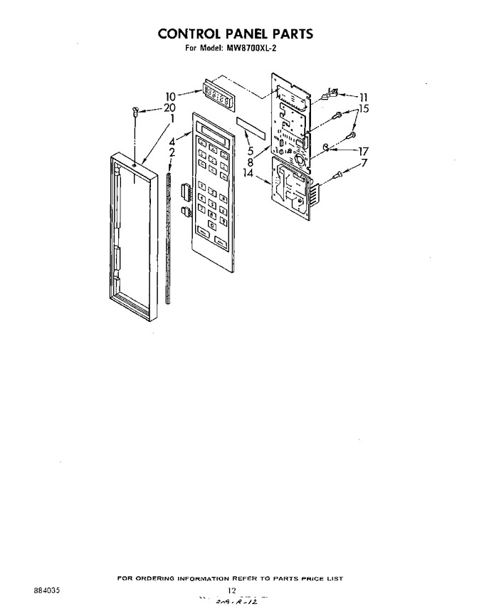 Diagram for MW8700XL2