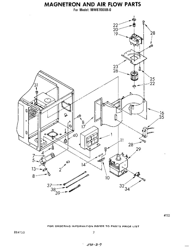 Diagram for MW8700XR0