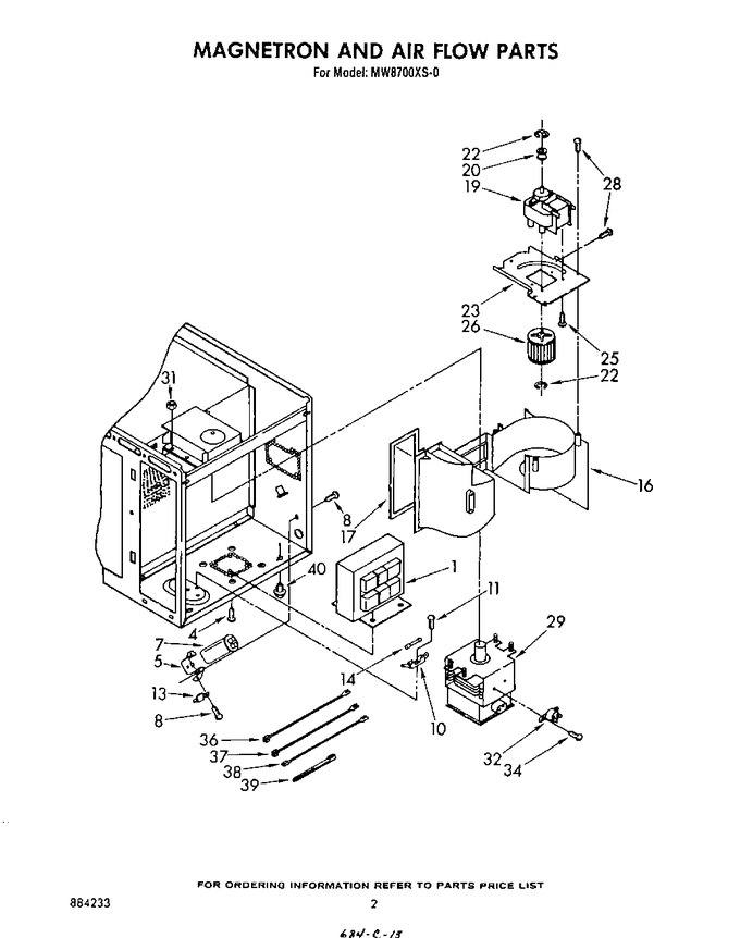 Diagram for MW8700XS0