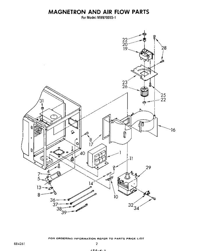Diagram for MW8700XS1
