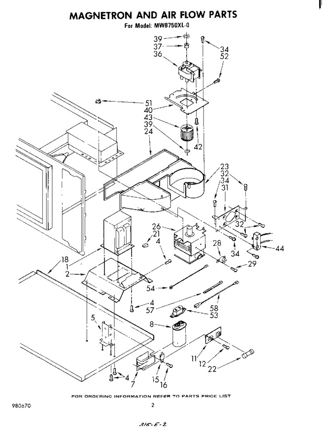 Diagram for MW8750XL0