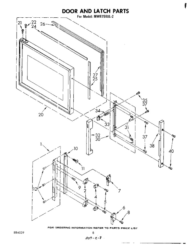 Diagram for MW8750XL2