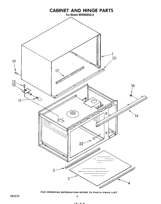 Diagram for MW8800XS0