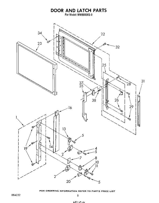 Diagram for MW8800XS0