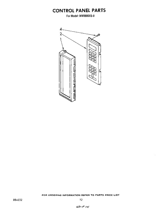 Diagram for MW8800XS0