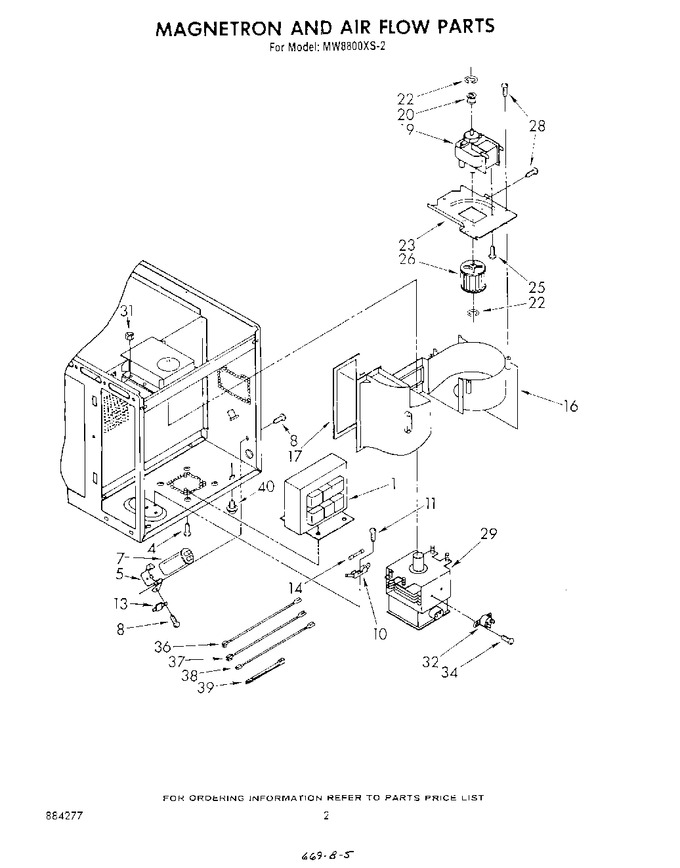 Diagram for MW8800XS2