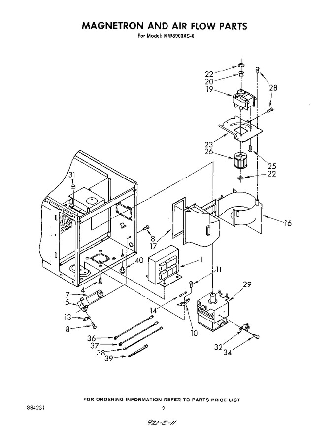 Diagram for MW8900XS0