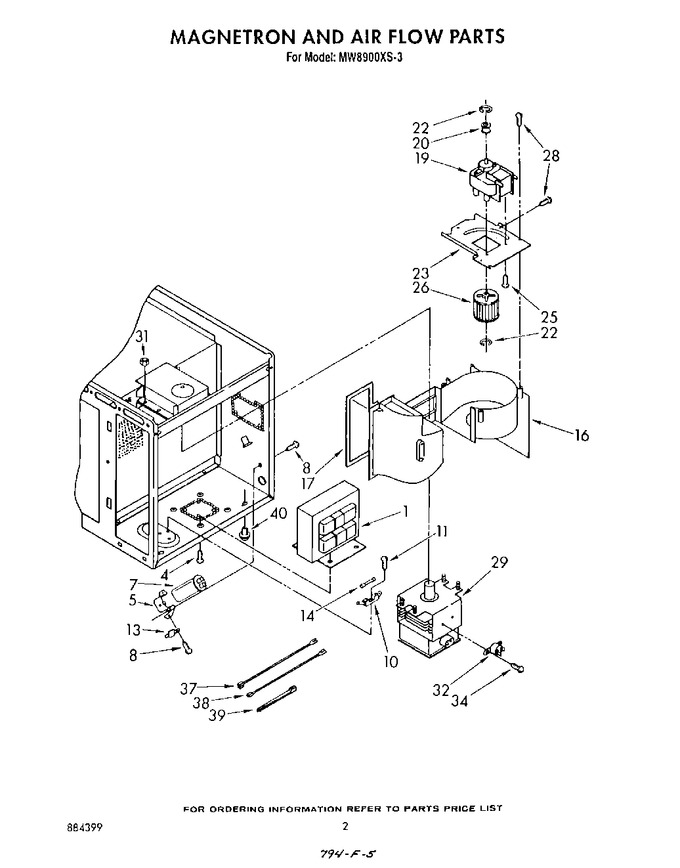 Diagram for MW8900XS3