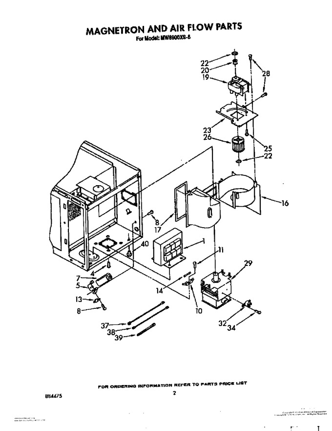 Diagram for MW8900XS6