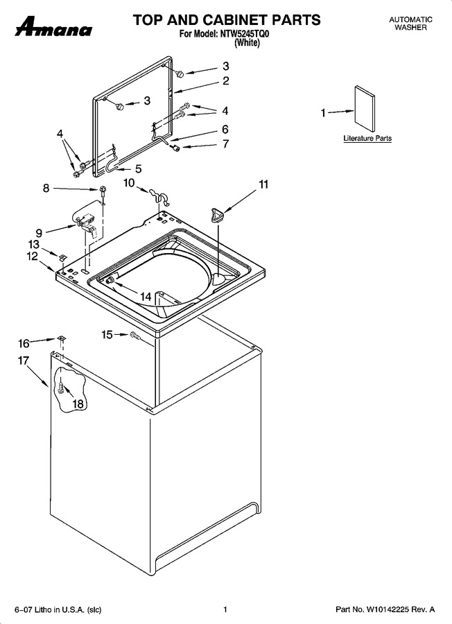 Diagram for NTW5245TQ0