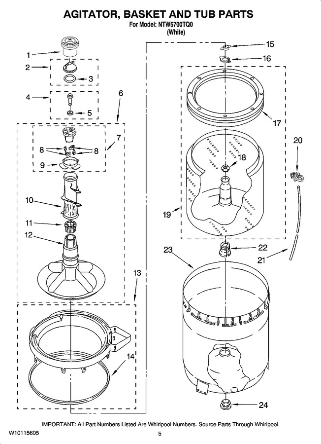 Diagram for NTW5700TQ0