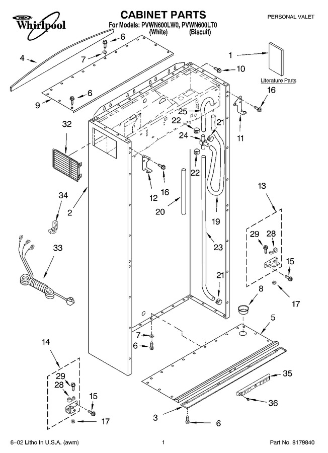 Diagram for PVWN600LW0