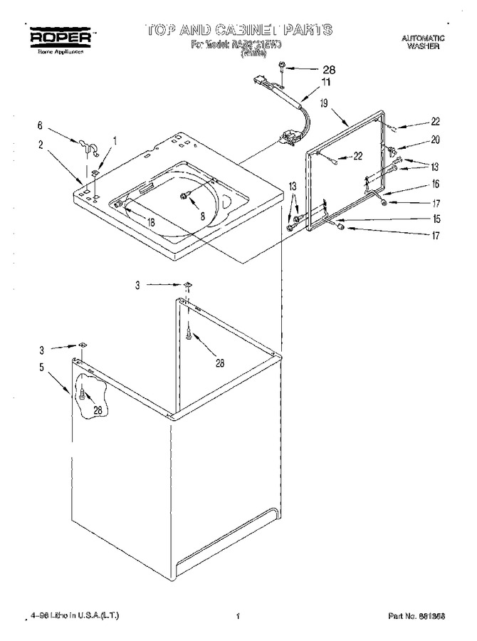 Diagram for RAB3121EW0