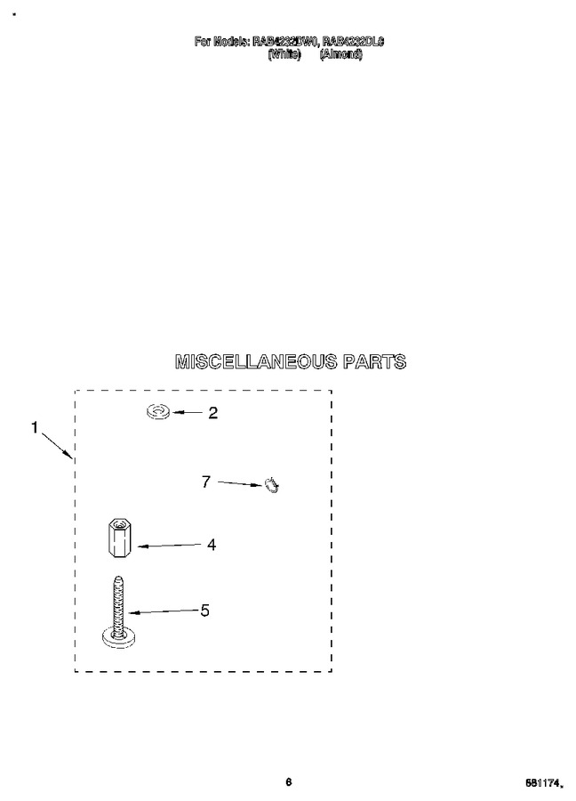 Diagram for RAB4232DW0