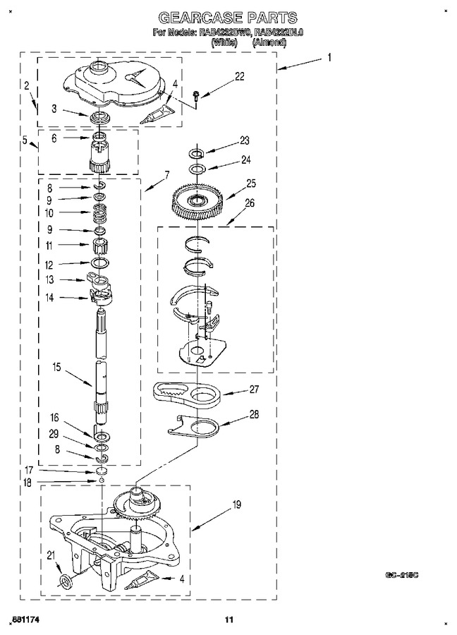 Diagram for RAB4232DW0