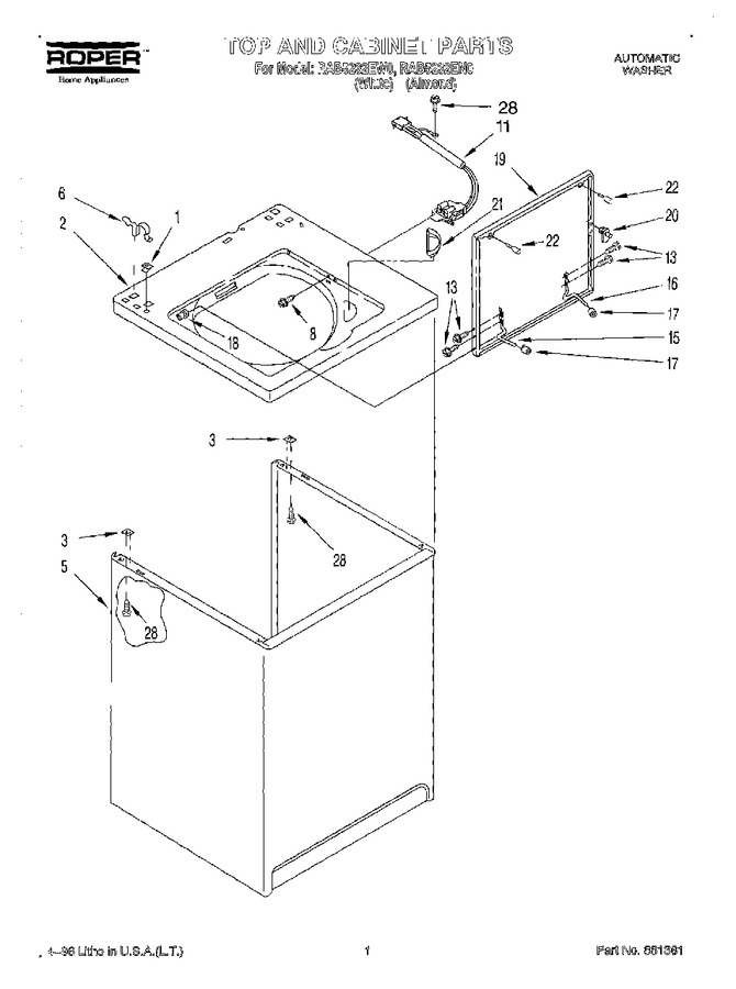 Diagram for RAB5232EW0
