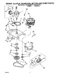 Diagram for 05 - Brake, Clutch, Gearcase, Motor & Pump