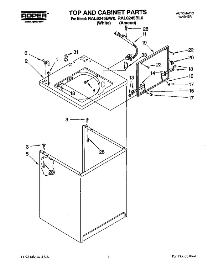 Diagram for RAL6245BW0