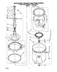 Diagram for 03 - Agitator, Basket And Tub