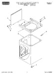Diagram for 01 - Top And Cabinet, Lit/optional
