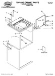 Diagram for 01 - Top And Cabinet Parts