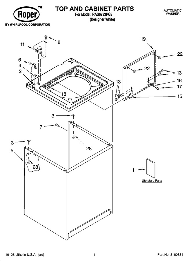 Diagram for RAS6233PQ3