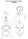 Diagram for 03 - Agitator, Basket And Tub