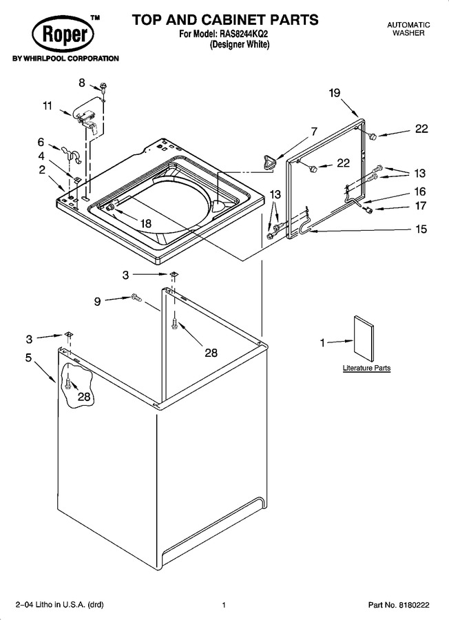 Diagram for RAS8244KQ2