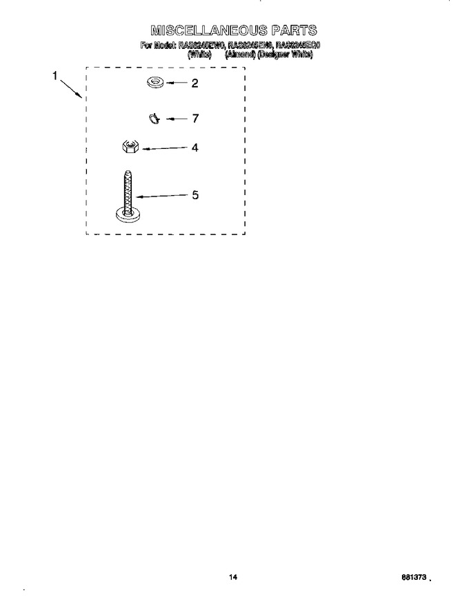 Diagram for RAS8245EW0