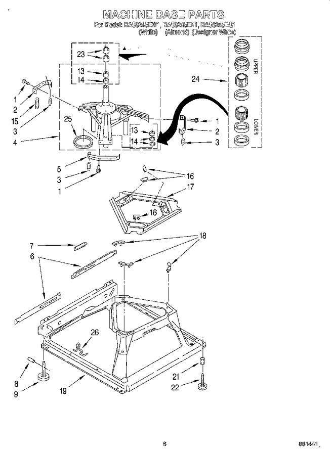 Diagram for RAS8245EW1