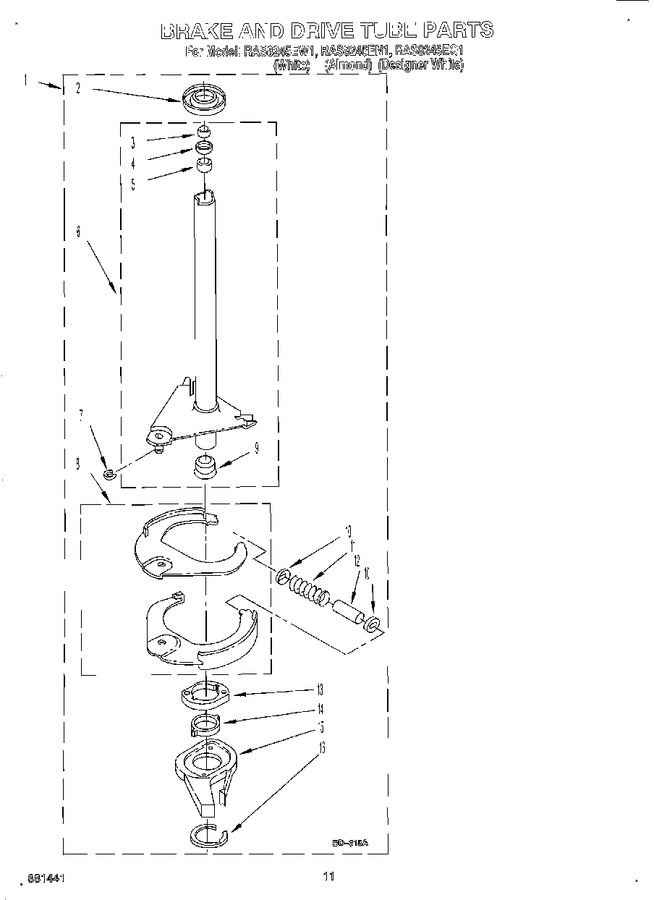 Diagram for RAS8245EW1
