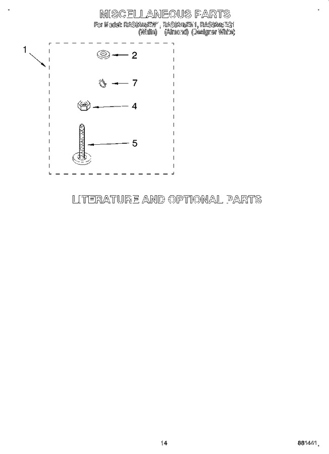 Diagram for RAS8245EW1