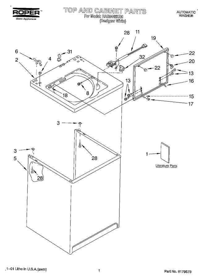 Diagram for RAS8445KQ0