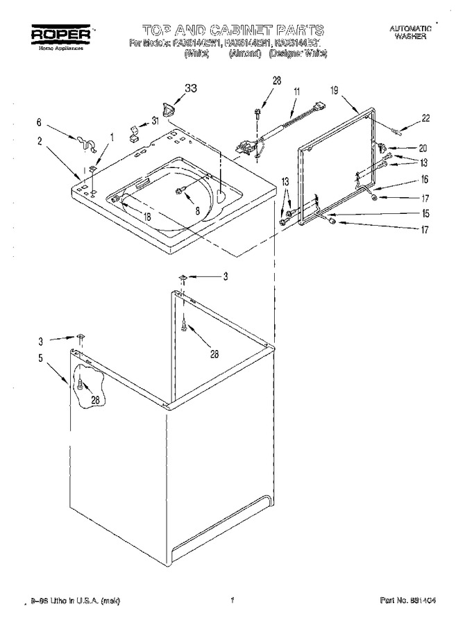 Diagram for RAX6144EW1